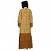 Front Open Loose sleeves Dual color Abaya 